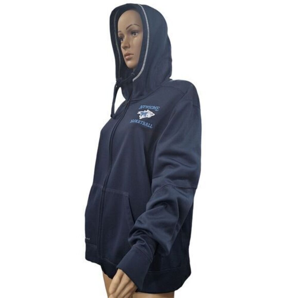 Nike Therma-fit Unisex‎ Youth Medium Full-Zip Hooded Jacket in Blue by NEWSOME - Picture 5 of 16